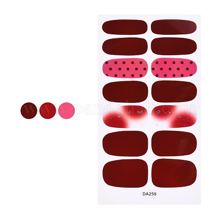 Красочные цветочные тартан полное покрытие блестящие обертывания для ногтей лак для ногтей наклейки MRMJ-S056-DA259-1