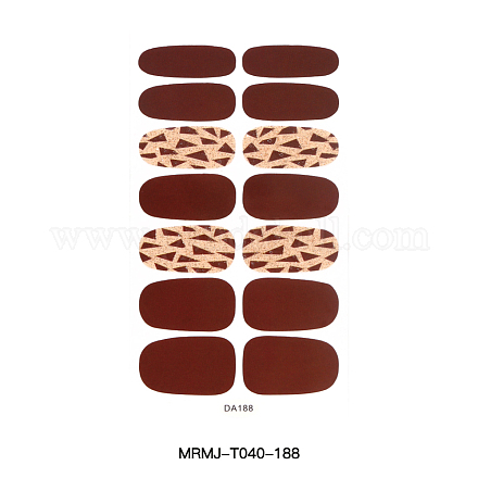 Наклейки с полным покрытием для ногтей MRMJ-T040-188-1