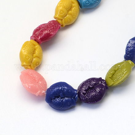 Dyed Synthetic Coral Beads CORA-Q023-05-1