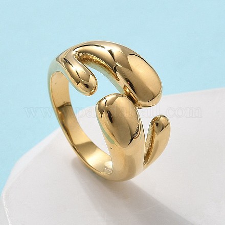 Кольца-манжеты из нержавеющей стали 304 для женщин RJEW-A063-01F-G-1