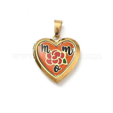 Подвески-медальоны из нержавеющей стали 304&nbsp;STAS-H255-02G-02-1