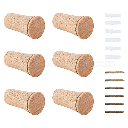 Appendiabiti in legno AJEW-WH0189-45-1