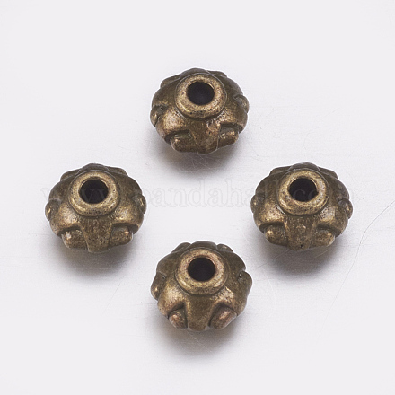 Séparateurs perles en alliage de style tibétain X-TIBEB-A24612-AB-FF-1