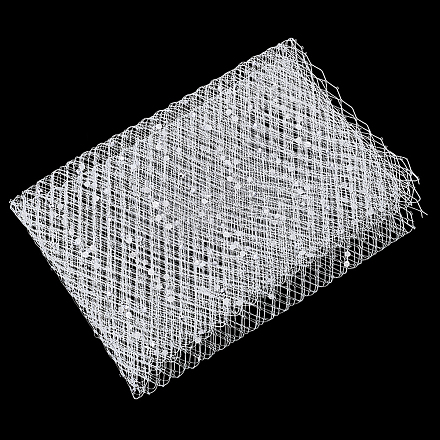 Полиэфирная сетчатая ткань из тюля DIY-WH0740-22D-1