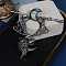 Alloy Hair Sticks, Hair Accessories for Woman Girls, Moon, Antique Silver, 150mm