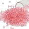 TOHO 6/0 Round Beads, Japanese Seed Beads, (289) Light French Rose Transparent Luster, 4mm, Hole: 1.5mm, about 7570pcs/pound