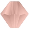 Preciosa® Crystal Beads, Czech Crystal, Bicone(451 69 302 Rondelle), 70030 840 Rose Peach Matt, 3mm, Hole: 0.8mm