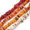 Natural Freshwater Shell Beads Strands, Chips, Mixed Color, 0.4~4x6.5~20x4.5~8.5mm, Hole: 0.7~0.8mm, about 301~340pcs/strand, 30.94 inch~32.36 inch(78.6cm~82.2cm)