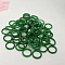 1Pc Acrylic Plain Band Rings, Sea Green, Inner Diameter: 17mm
