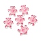 Translucent Resin Cabochons, Pig, Pink, 11x10.5x4mm