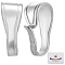 12Pcs 925 Sterling Silver Snap on Bails, with S925 Stamp, Silver, 6.5x2.5x4mm, Inner Diameter: 5.5x2mm