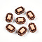 Opaque Acrylic Beads, Rectangle, PeachPuff, 18x13.4x8.5~9mm, Hole: 1.8mm, about 505pcs/500g