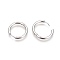 304 Stainless Steel Hoop Earrings, Manual Polished Huggie Earrings, Stainless Steel Color, 12 Gauge, 16x2mm, Pin: 1mm, Inner Diameter: 12mm