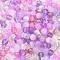 Mixed Style Glass Beads, Round, Medium Orchid, 8~10mm