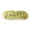 Ginkgo Leaf Alloy Hair Barrettes, for Woman Girls, Antique Golden, 82x28.5x12.5mm