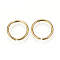 304 Stainless Steel Open Jump Rings, Golden, 13x1.5mm, Inner Diameter: 10mm