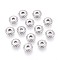Non-Tarnish 304 Stainless Steel Disc Beads, Flower, Stainless Steel Color, 6x2mm, Hole: 1.2mm