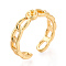 Brass Cup Peg Ring Settings, Adjustable Ring Settings for Half Drilled Beads, Real 18K Gold Plated, 4.5mm, Adjustable, Pin: 0.8~1mm