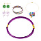 5M Aluminum Wire, Flat, Dark Orchid, 18 Gauge, 1x0.3mm, about 16.40 Feet(5m)/roll
