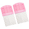 Paper Quilling Combs, Paper Craft Tool, Hot Pink, 140x80x7mm, 2pcs/box