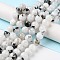 Natural Rainbow Moonstone Beads Strands, Round, 8mm, Hole: 0.8mm, about 47pcs/strand, 15.39''(39.1cm)