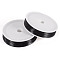 2 Rolls Baking Painted Iron Wire, Round, Black, 0.5mm, 24 Gauge, about 262.47 Feet(80m)/Roll
