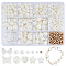 635Pcs ABS Plastic & Acrylic Imitation Pearl Beads, Mixed Shapes, Mixed Color, 4~14x4~18x3.5~8mm, Hole: 1~2mm