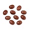 Synthetic Goldstone Cabochons, Oval, 8x6x3~3.5mm