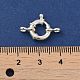 925 sterling silver spring ganci ad anello STER-A007-23A-3