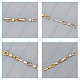 Beebeecraft 6Pcs 3 Colors Bracelet Extender Clasp Gold Plated Crystal Rhinestone Foldover Extension Clasps for Bracelet Necklace and Jewelry Making KK-BBC0002-21-3