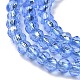 Transparent Glass Beads Strands GLAA-H021-03-10-5