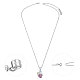 Collana con pendente in argento sterling tinysand 925 TS-N455-S-2