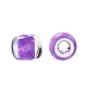 12/0 ガラスシードビーズ  透明インサイドカラー  丸い穴  ラウンド  青紫色  12/0  2~2.5x1.5~2mm  穴：0.8mm  約30000個/袋 SEED-A014-2mm-135B-3
