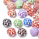 Perles en acrylique de style artisanal MACR-Q226-08-1