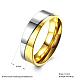 Valentine's Day Gifts Titanium Steel Couple Rings For Men RJEW-BB16492-8-3