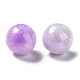 Two Tone Opaque Acrylic Beads SACR-P024-01A-W05-2