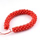 Faceted Rondelle Glass Beaded Jewelry Making for Bracelets BJEW-L517-A07-2