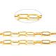 Brass Paperclip Chains X-CHC-S008-001C-G-1