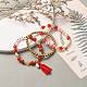 Ensembles de bracelets de perles extensibles multicouches&nbsp;BJEW-JB05756-01-9