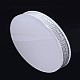 楕円形の有機ガラスのジュエリーディスプレイ  ホワイト  30x20x3cm ODIS-N019-04D-2