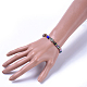 Polymer Clay Heishi Beads Beads Stretch Bracelets BJEW-JB04449-02-4