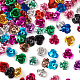Fashewelry 650 pcs 13 couleurs cabochons en aluminium MRMJ-FW0001-01C-2