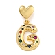 Латунные подвески из микро-паве KK-P281-01G-G-1