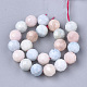 Chapelets de perles en morganite naturelle X-G-S345-8mm-012-2
