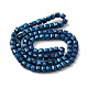 Electroplate Glass Beads Strands X-EGLA-D018-4x4mm-55-3