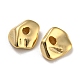 Perline di ottone ecocompatibili con placcatura a cremagliera KK-M257-07G-2