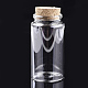 ガラスの瓶のガラスボトルは、コンテナをビーズ  コルク栓付き  ウィッシングボトル  透明  91x47mm  穴：32mm  容量：158ml（5.34液量オンス） AJEW-S074-03C-2