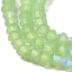 Imitation Jade Electroplate Glass Beads Strands GLAA-F029-J4mm-D01-3