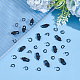 Unicraftale 12Pcs Ion Plating(IP) 304 Stainless Steel Lobster Claw Clasps STAS-UN0040-75-3