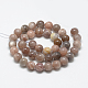 Chapelets de perles de sunstone naturelle naturelles G-R446-10mm-30-2